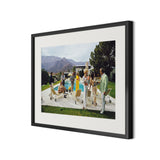 Palm Springs Party by Slim Aarons - Black Maple