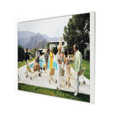 Palm Springs Party by Slim Aarons - White Maple