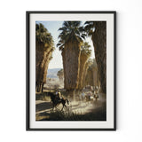 Palm Springs Riders by Slim Aarons - Black Maple