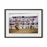 Palm Springs Rodeo by Slim Aarons - Black Maple