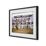 Palm Springs Rodeo by Slim Aarons - Black Maple