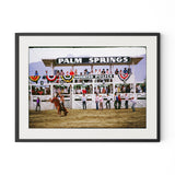 Palm Springs Rodeo by Slim Aarons - Black Maple
