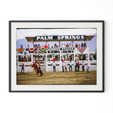 Palm Springs Rodeo by Slim Aarons - Black Maple