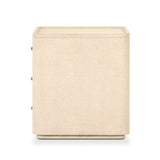 Paula Nightstand - Beige Painted Linen | shipping 09/25/2026