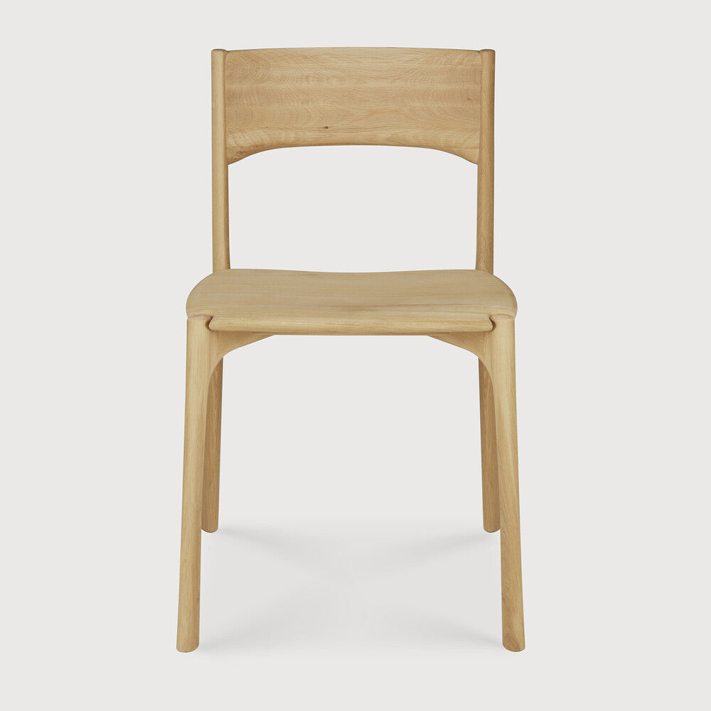 Pi Armless Oak Dining Chair | ready to ship!