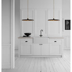 Featuring Piatto Medium Pendant Hand-Rubbed Antique Brass by Visual Comfort at Amethyst Home. Thomas O'Brien's Piatto series showcases a new and fresh take on dramatic elegance. At once chic and casual, the distinctive low shades feature rustic gilding on the inside to reflect light in a modern way. The lights will add a distinctive yet graceful statement to kitchens, dining room. Amethyst Home provides interior design, new construction, custom furniture, and area rugs in the Des Moines metro area