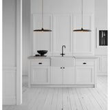 Featuring Piatto Medium Pendant Hand-Rubbed Antique Brass by Visual Comfort at Amethyst Home. Thomas O'Brien's Piatto series showcases a new and fresh take on dramatic elegance. At once chic and casual, the distinctive low shades feature rustic gilding on the inside to reflect light in a modern way. The lights will add a distinctive yet graceful statement to kitchens, dining room. Amethyst Home provides interior design, new construction, custom furniture, and area rugs in the Des Moines metro area
