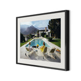 Poolside Gossip by Slim Aarons - Black Maple