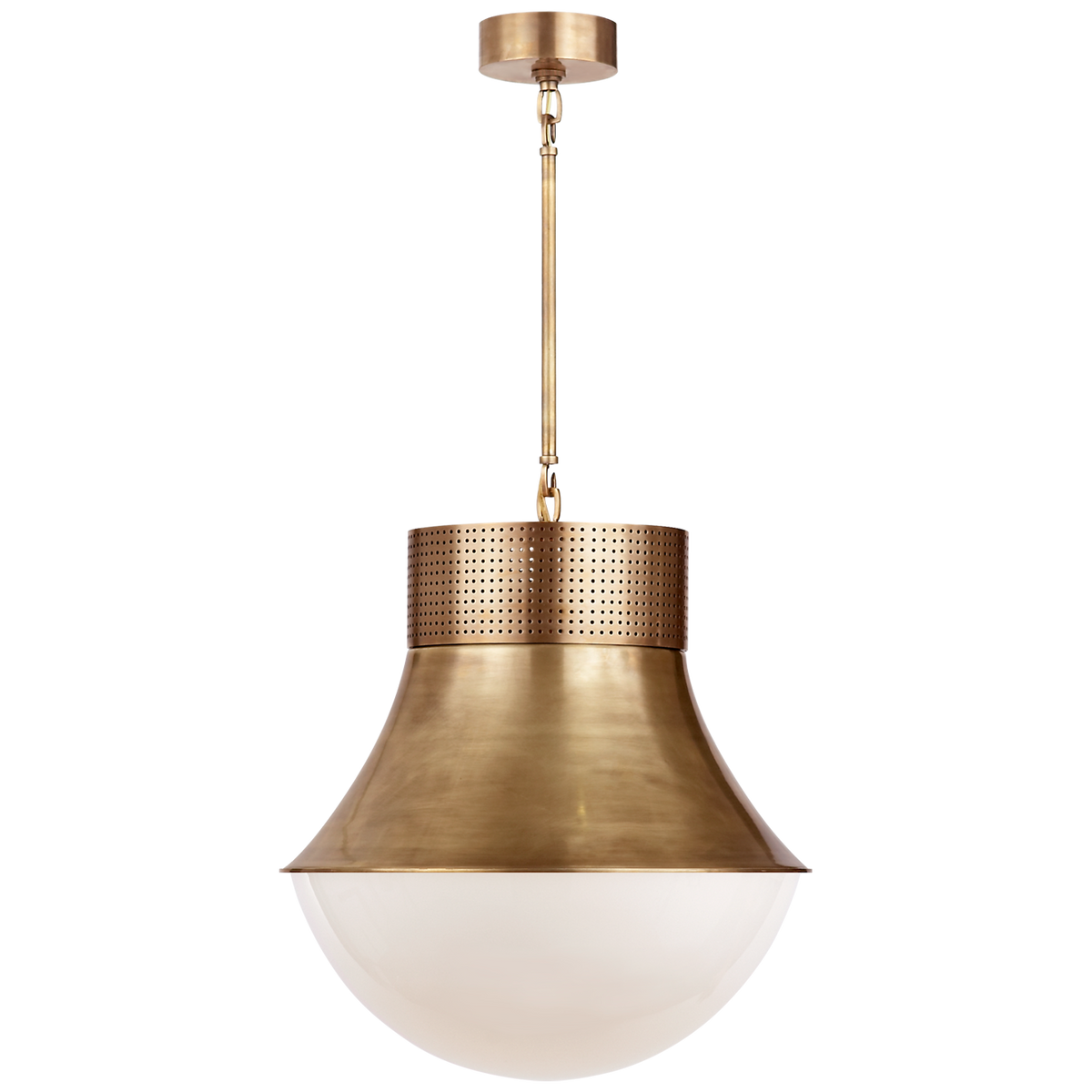 Precision Large Pendant Antique-Burnished Brass | ready to ship!