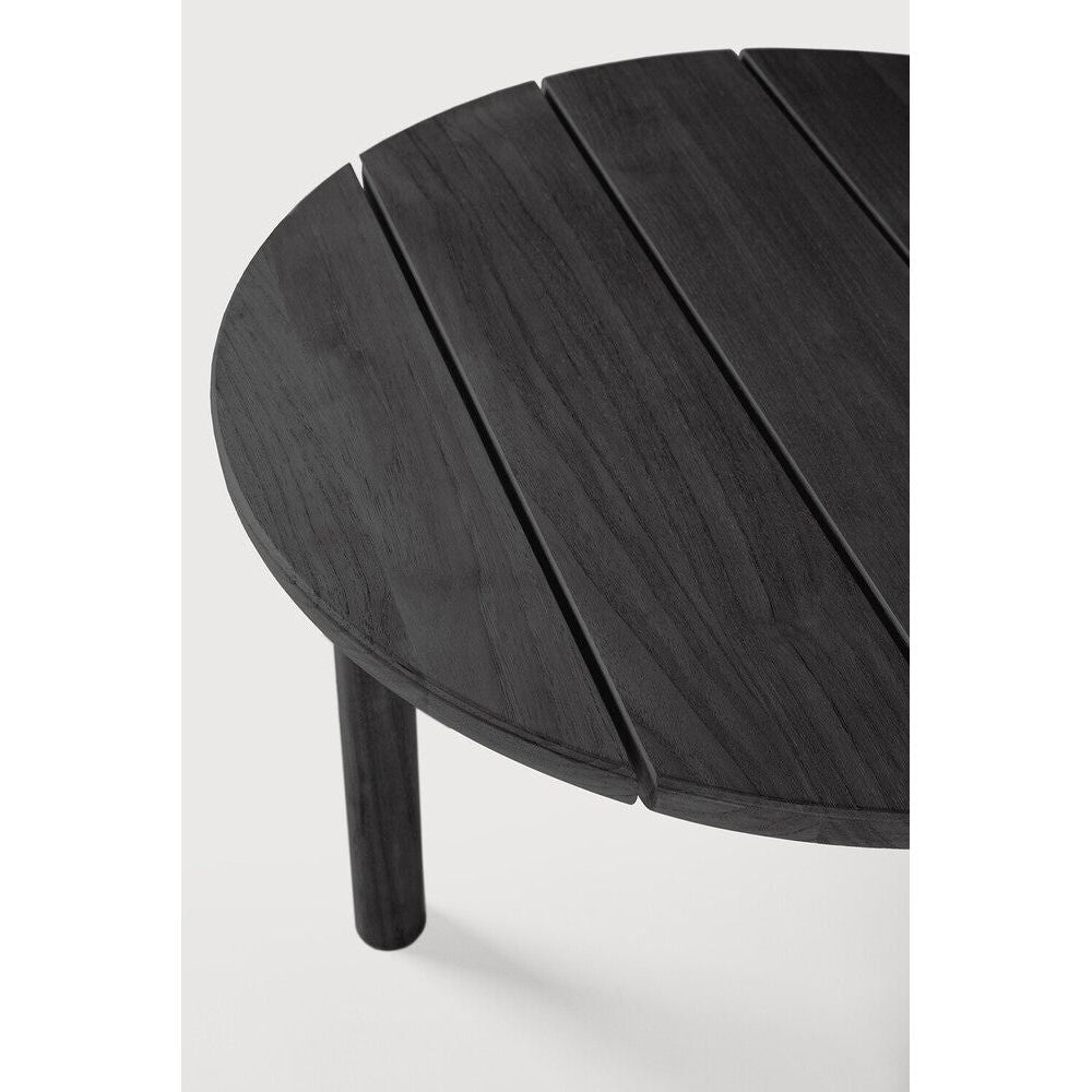 Featuring Quatro Teak Black Outdoor Coffee Table by Ethnicraft at Amethyst Home. The Quatro coffee table is the perfect accompaniment to ensure comfort and elegance when enjoying the outdoors. Equally beautiful as a single item or arranged together in a composition specific to your needs.Brushed : YesCollection : QuatroFinish : VarnishedFloor Protector : YesFrame : Hardwood frameL. Amethyst Home provides interior design, new construction, custom furniture, and area rugs in the San Diego metro area