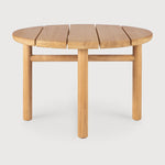 Featuring Quatro Teak Outdoor Coffee Table by Ethnicraft at Amethyst Home. The Quatro coffee table is the perfect accompaniment to ensure comfort and elegance when enjoying the outdoors. Equally beautiful as a single item or arranged together in a composition specific to your needs.Collection : QuatroMain Material : TeakMax weight : 55 KGShape : RoundSolid wood : Yes. Amethyst Home provides interior design, new construction, custom furniture, and area rugs in the Charlotte metro area