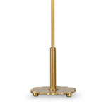 The Daisy Table Lamp is an updated classic with fine details such as its namesake daisy-shaped natural brass base and custom empire shade with navy trim. A part of our Southern Living Lighting Collection, the Daisy is an elegant addition to a dining room, living room or bedroom. Amethyst Home provides interior design, new home construction design consulting, vintage area rugs, and lighting in the Austin metro area.