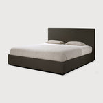 Featuring Revive Removable Linen Cover Grey Bed by Ethnicraft at Amethyst Home. Find solace in the Revive bed, where comfort meets practicality. Its linen headboard, effortlessly removable for dry cleaning, ensures a fresh and inviting space. Stitched details add a touch of refined elegance and create a soft backdrop that whispers tranquility into the bedroom.Overall Dimensions: 8. Amethyst Home provides interior design, new construction, custom furniture, and area rugs in the Park City metro area
