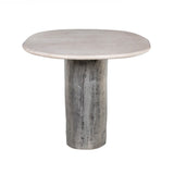 Rhys Dining Table - Ecru Marble | shipping 10/15/2026