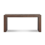 Ridge Outdoor Console Table - Stained Saddle Brown-Teak Root | shipping 09/15/2026