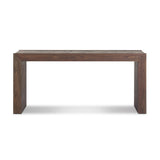 Ridge Outdoor Console Table - Stained Saddle Brown-Teak Root | shipping 09/15/2026
