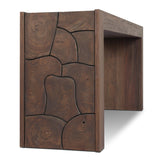 Ridge Outdoor Console Table - Stained Saddle Brown-Teak Root | shipping 09/15/2026