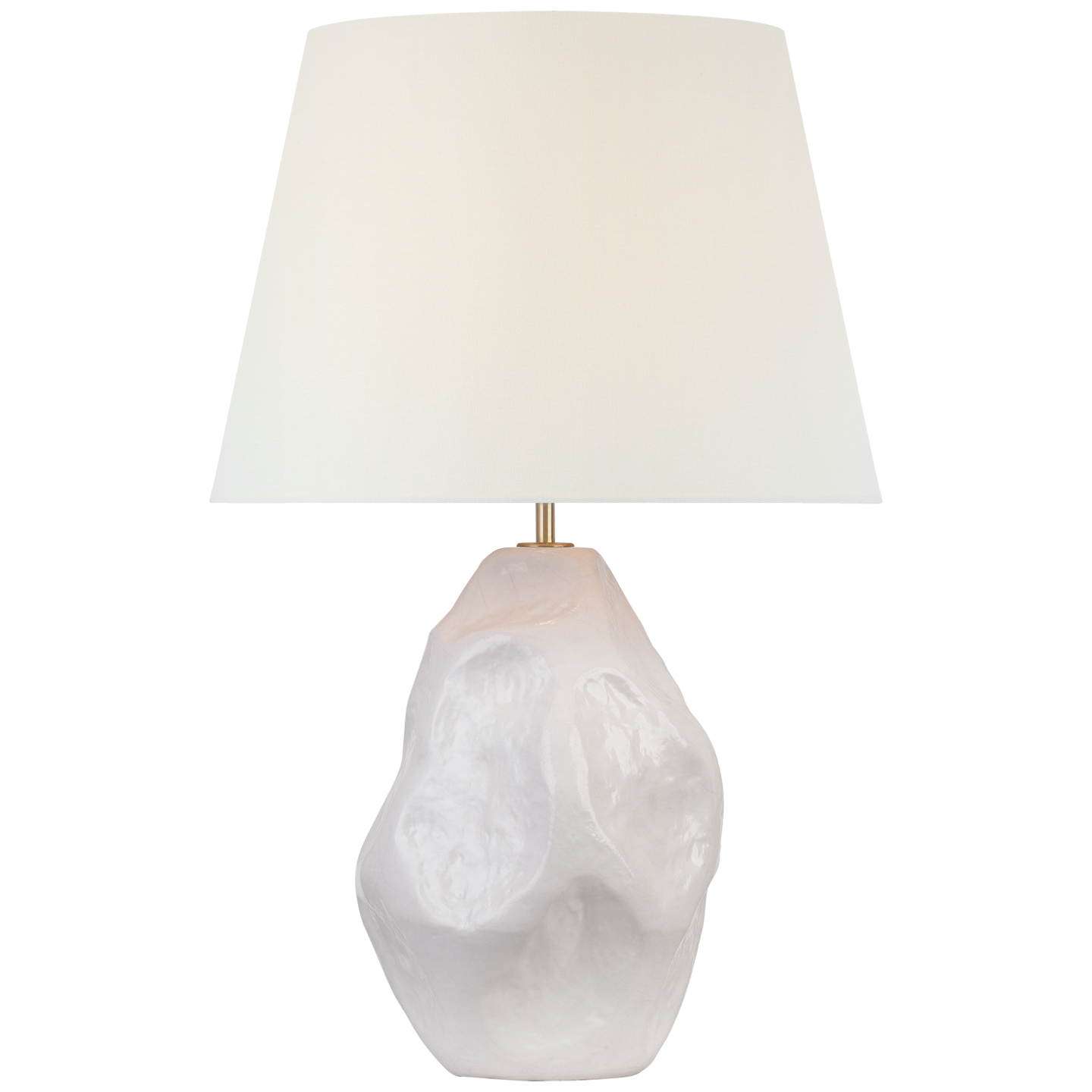 Featuring Rocco 27" Table Lamp White by Visual Comfort at Amethyst Home. Introducing Rocco, the epitome of sophistication and elegance. This 27" table lamp in pristine white is not simply a lamp, but a work of art. Its sleek design and soft illumination make it the perfect addition to any luxurious space. Illuminate your world with Rocco.
Overall Dimensions: 17" L x 17" W x 27.25" H. Amethyst Home provides interior design, new construction, custom furniture, and area rugs in the Houston metro area
