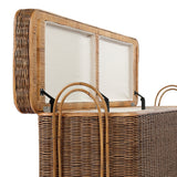 Rowina Trunk - Natural Brown Rattan | shipping 09/25/2026