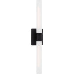 Keaton Large Two Light Wall / Bath Midnight Black