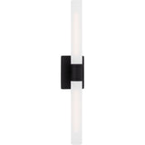 Keaton Large Two Light Wall / Bath Midnight Black