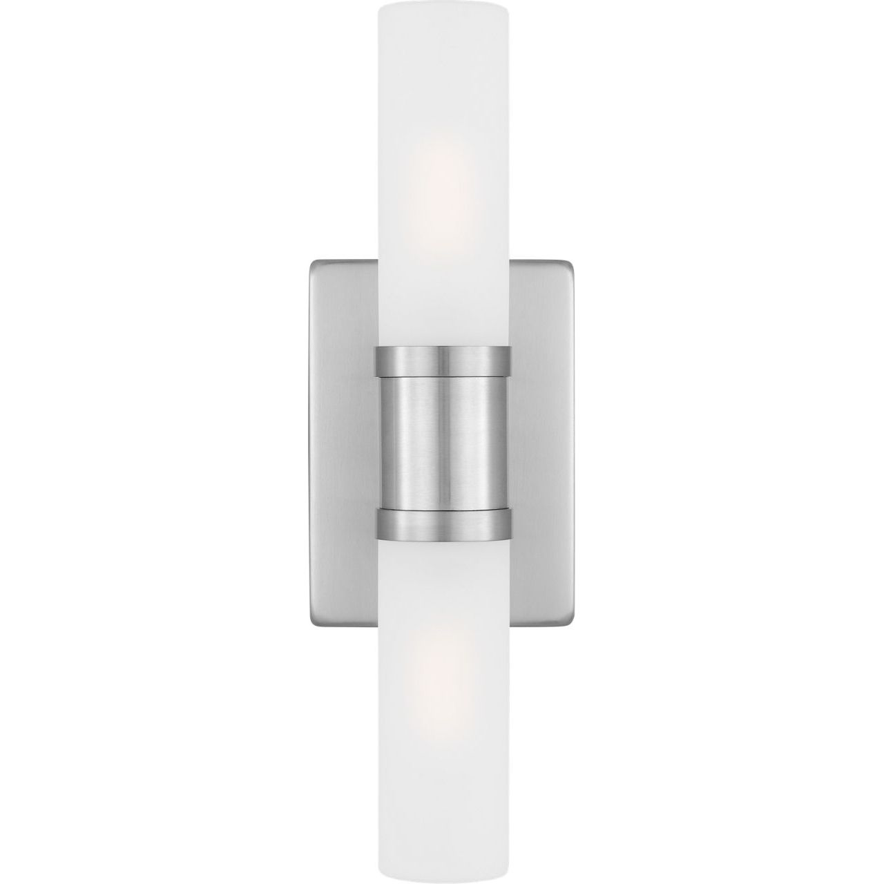 Keaton Small Two Light Wall / Bath Brushed Nickel | shipping 10/04/2026