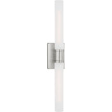 Keaton Large Two Light Wall / Bath Brushed Nickel