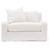 Stonewash Linen Optic White Grade I | Verellen Fabric Sample