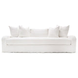 Stonewash Linen Optic White Grade I | Verellen Fabric Sample