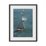 Sailing In The Bahamas by Slim Aarons - Black Maple