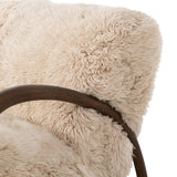 Sandro Settee - Champagne Mongolian Fur | shipping 09/04/2026