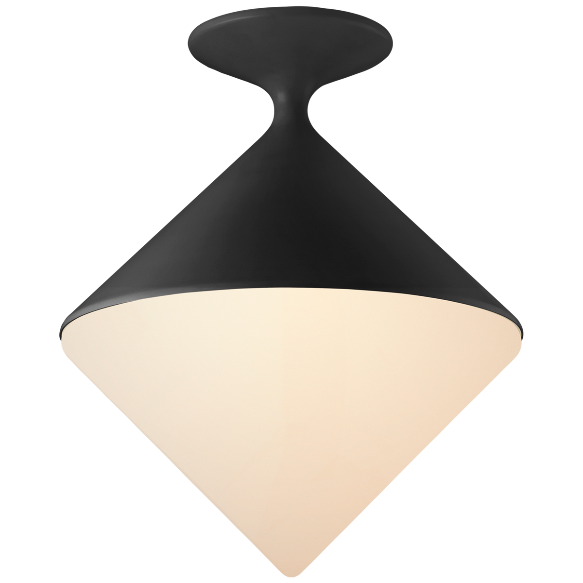 Sarnen Small Flush Mount Matte Black | ready to ship!