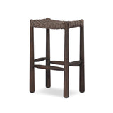 Savio Outdoor Bar + Counter Stool - Dark Textured Woven