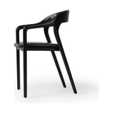 Featuring Amare Sonoma Black Dining Armchair by Four Hands at Amethyst Home. Make it monochromatic. Inspired by simple Scandinavian styling, solid ash forms a shapely open frame for top-grain leather seating.
Overall Dimensions: 22"W x 22"L x 32"HColors: Black, Sonoma BlackMaterials: Solid Ash , Top Grain LeatherWeight: 13.89
Seat Depth: 17.25"Seat Height: 19"Arm Height from Floor. Amethyst Home provides interior design, new construction, custom furniture and area rugs in the Scottsdale metro area