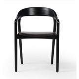 Featuring Amare Sonoma Black Dining Armchair by Four Hands at Amethyst Home. Make it monochromatic. Inspired by simple Scandinavian styling, solid ash forms a shapely open frame for top-grain leather seating.
Overall Dimensions: 22"W x 22"L x 32"HColors: Black, Sonoma BlackMaterials: Solid Ash , Top Grain LeatherWeight: 13.89
Seat Depth: 17.25"Seat Height: 19"Arm Height from Floor. Amethyst Home provides interior design, new construction, custom furniture and area rugs in the Alpharetta metro area