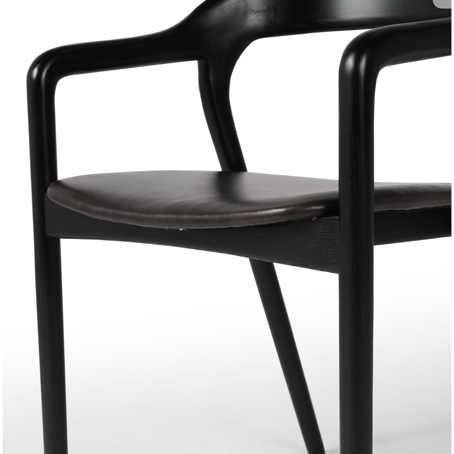 Make it monochromatic. Inspired by simple Scandinavian styling, solid ash forms a shapely open frame for top-grain leather seating. Amethyst Home provides interior design, new construction, custom furniture and area rugs in the Miami metro area