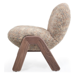 The Cosmo is unexpected and positively groovy.  Gorgeous walnut base with a speckled, unusual textile.  It sits like a dream! Amethyst Home provides interior design, new home construction design consulting, vintage area rugs, and lighting in the Nashville metro area.