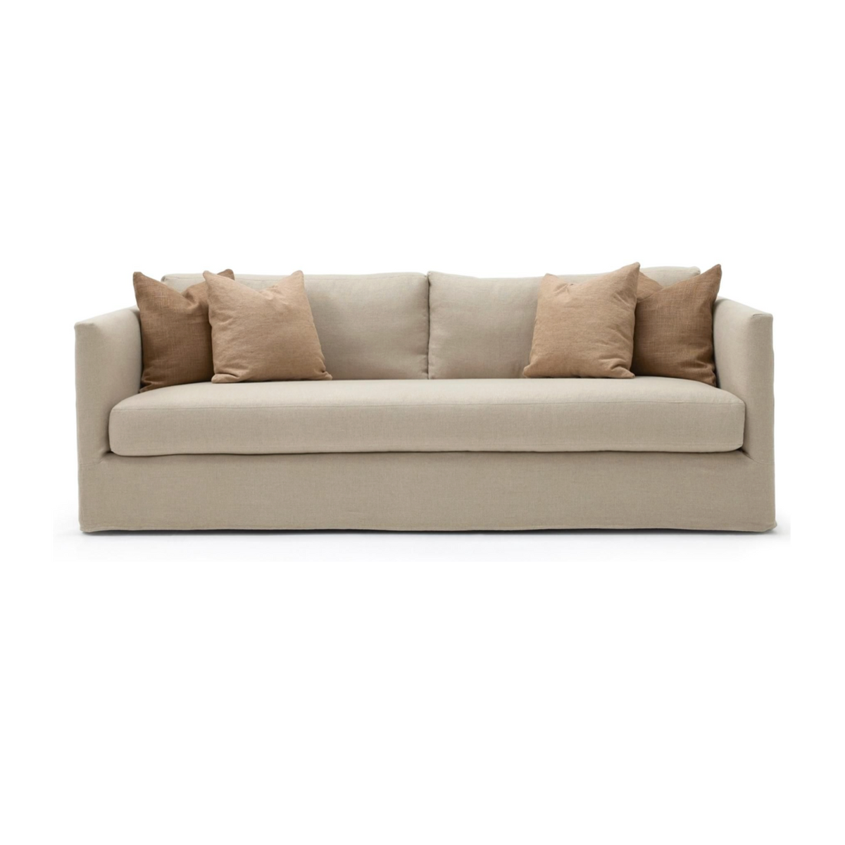 Millie Flax Linen Slipcovered Sofa | shipping 10/29/2025
