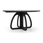 This Barcelona Table by Verellen is a true statement piece to its core with it's airy, abstract base. Bench-crafted with sustainably harvested hardwood in their North Carolina atelier, the Barcelona Table Family is a Verellen Essential. Amethyst Home provides interior design, new home construction design consulting, vintage area rugs, and lighting in the Austin metro area.