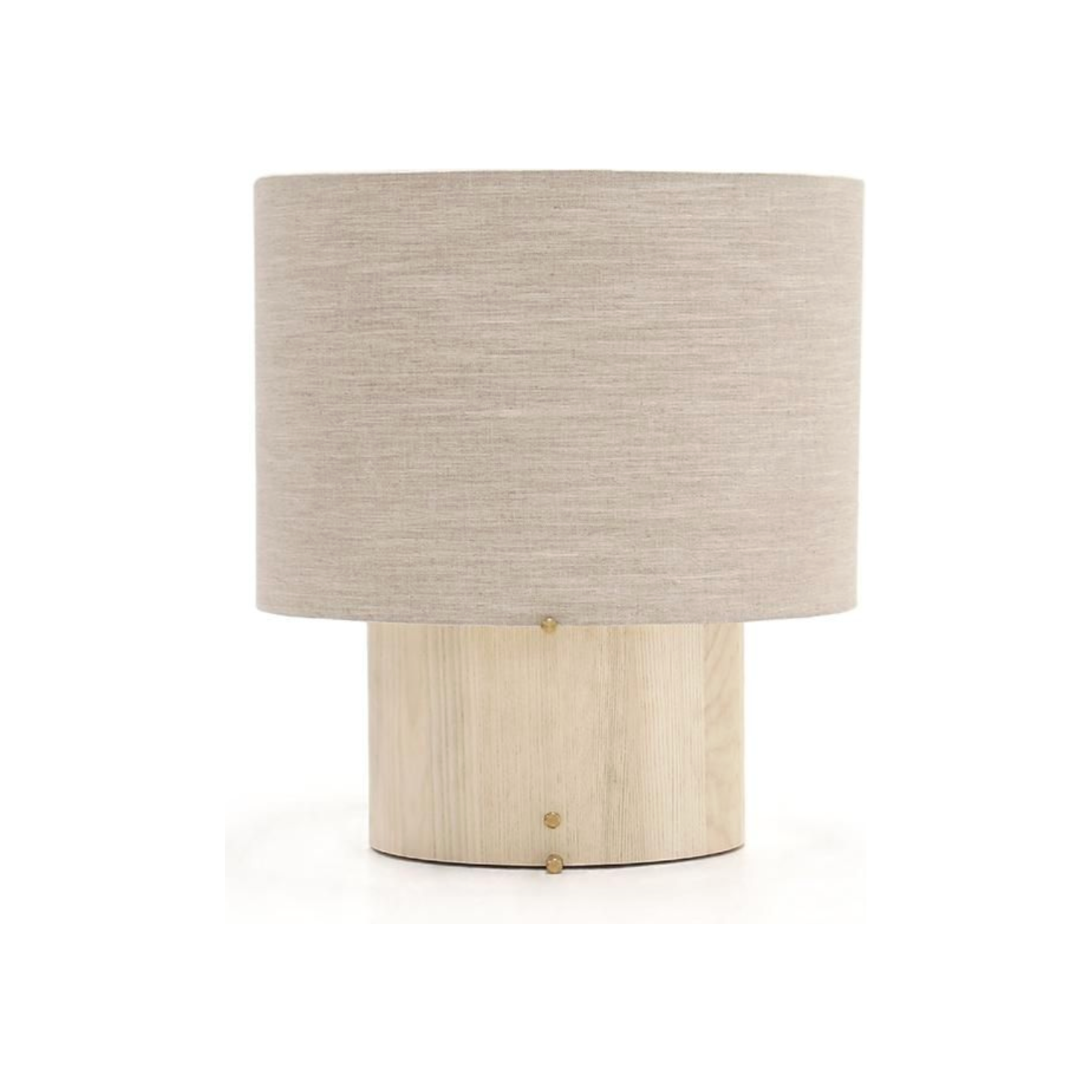 A stylish and playful addition to your décor, featuring a sturdy wooden base and a chic fabric shade that brings a warm, inviting glow. Amethyst Home provides interior design, new home construction design consulting, vintage area rugs, and lighting in the Austin metro area.
