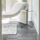 Sophie Creamy Taupe Marble End Table | ready to ship!  (Lifestyle View)