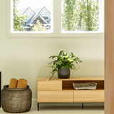 Whitebird Oak Tv Cupboard | ready to ship! (Lifestyle View)