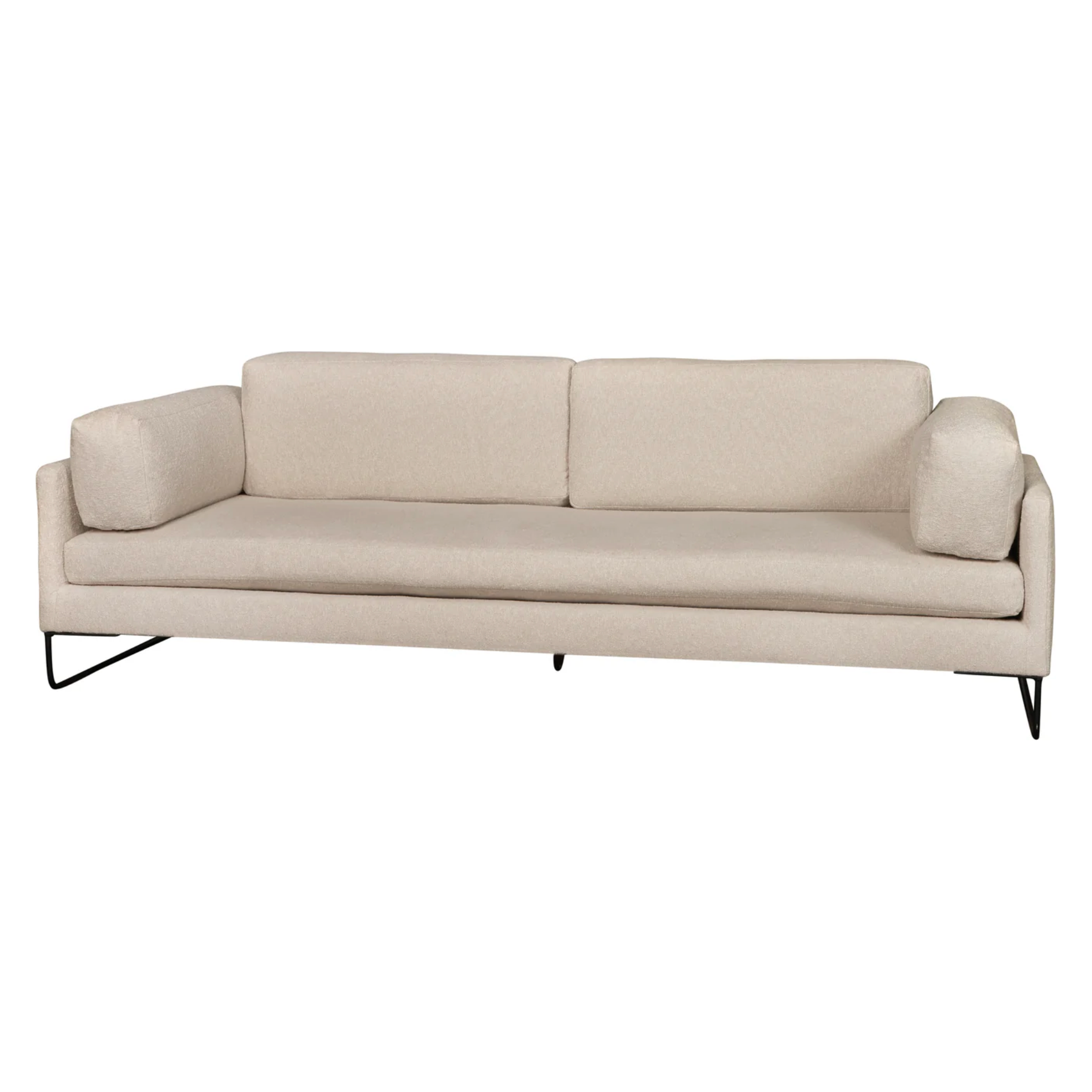 The Allister 101" Sofa by Cisco Brothers is chic and dreamy and may be a celeb favorite -- you'll see it gracing the cover of your favorite magazines. The chunky pillows are so much unique with this silhouette. This sofa is shown in Segura Natural Cotton/Linen Blend (Rub count 30,000). Amethyst Home provides interior design, new home construction design consulting, vintage area rugs, and lighting in the Salt Lake City metro area.