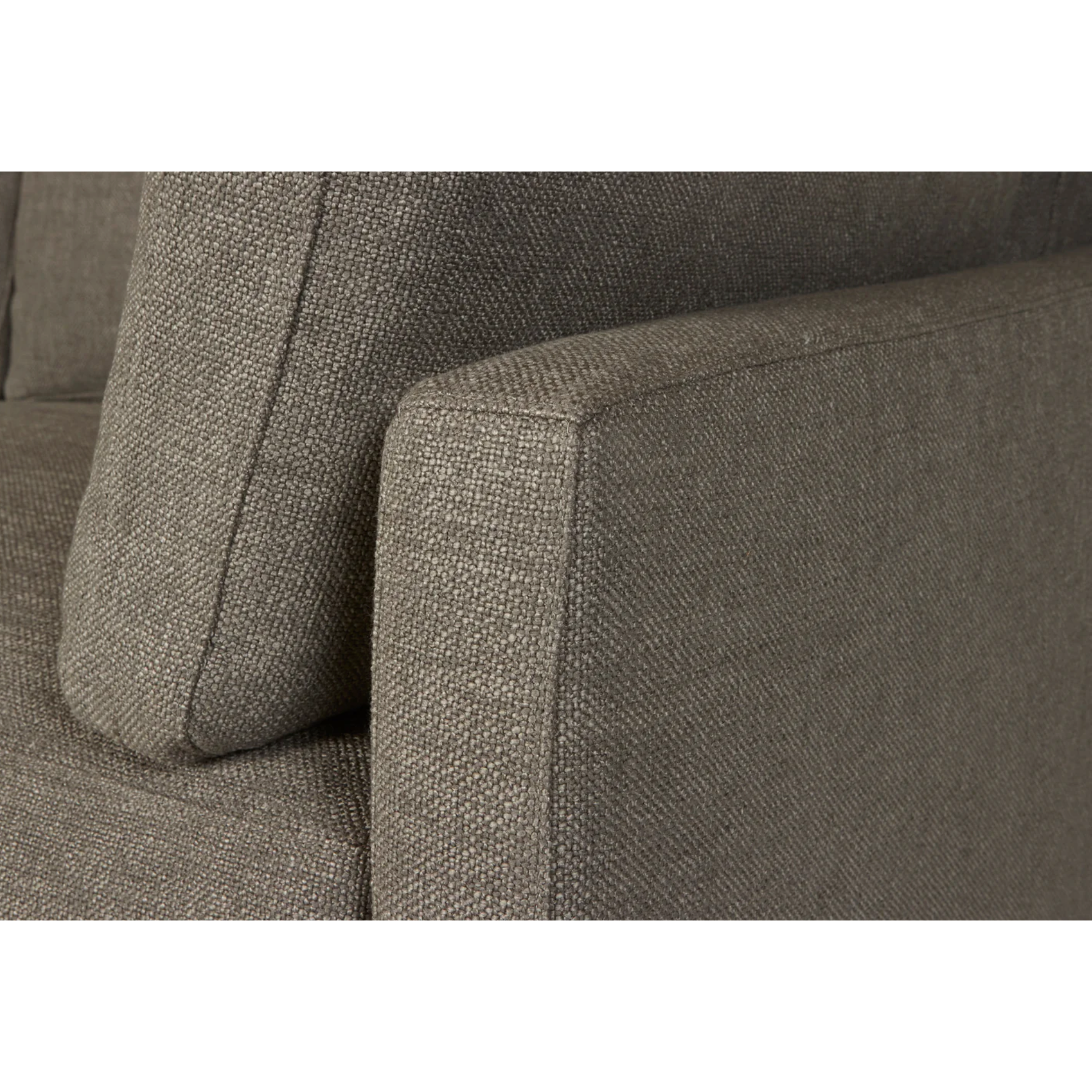 This Louis sofa is a shop favorite -- simply beautiful and so comfortable for the modern family!The Louis Sofa blends modern and coastal aesthetics with clean lines, a straight skirt, and a subtle 2" slit. It’s two-over-two cushions provide the perfect seating to catch up with old friends or entertain new ones. Amethyst Home provides interior design, new home construction design consulting, vintage area rugs, and lighting in the Washington metro area.