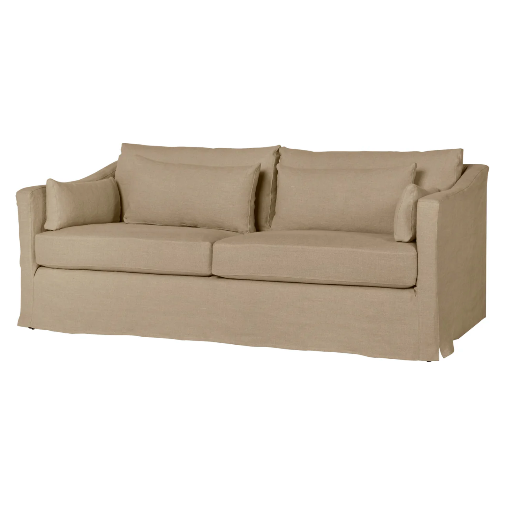 Soft as a cloud, the Rebecca Deluxe 84" Sofa - Essentials by Cisco Brothers is the perfect piece to complete your living room. It’s base is a FSC certified Maple hardwood frame. This sofa has a luxurious feather cloud fill with a foam core, bringing relaxation and ease into your home. Amethyst Home provides interior design, new home construction design consulting, vintage area rugs, and lighting in the Nashville metro area.