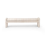 Serena Accent Bench - Sheffield Ivory | shipping 09/25/2026