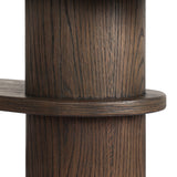 Serova Console Table - Dark Honed Emperador Marble | shipping 09/25/2026