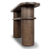Serova Console Table - Dark Honed Emperador Marble | shipping 09/25/2026
