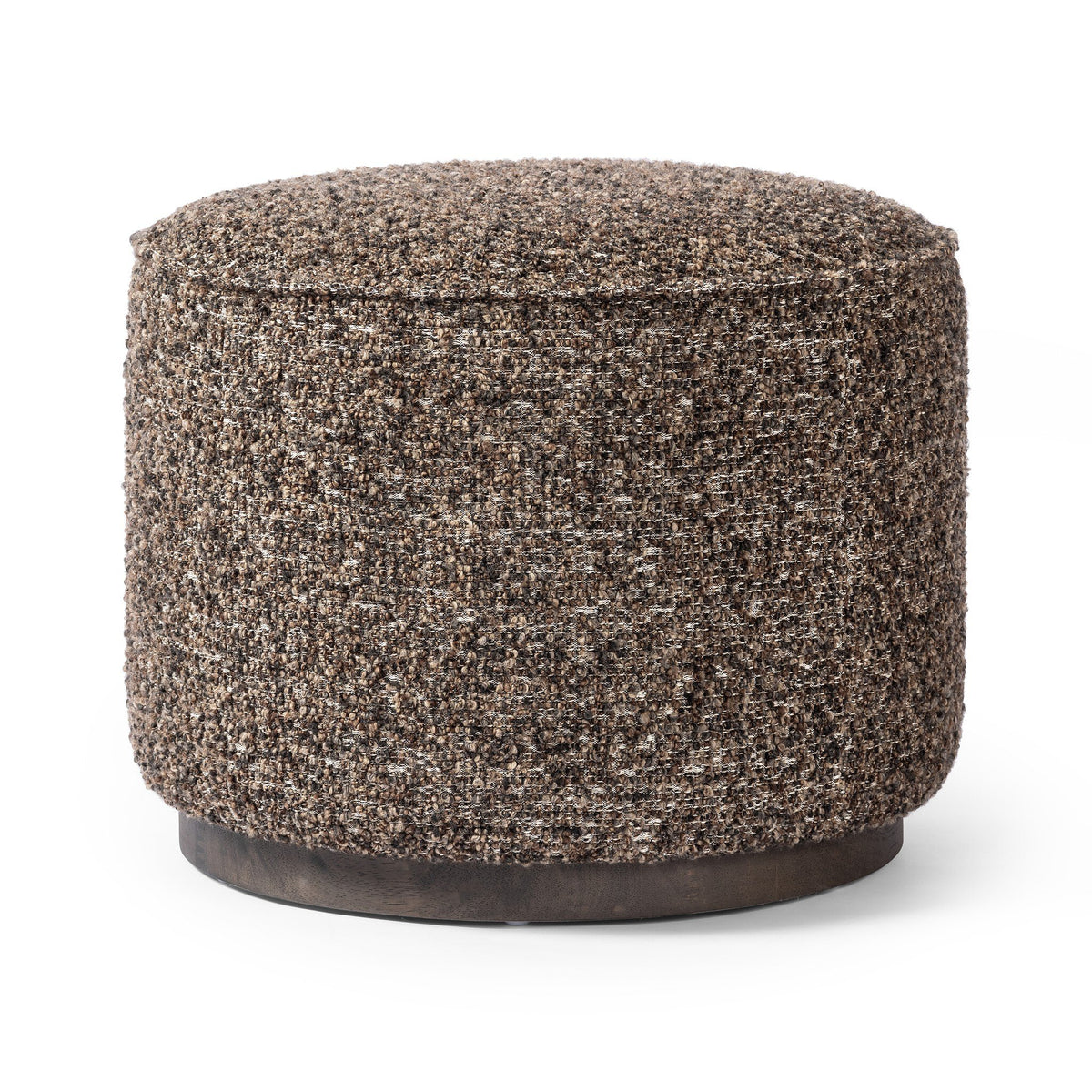 Sinclair Ivan Granite Round Ottoman | ready to ship!
