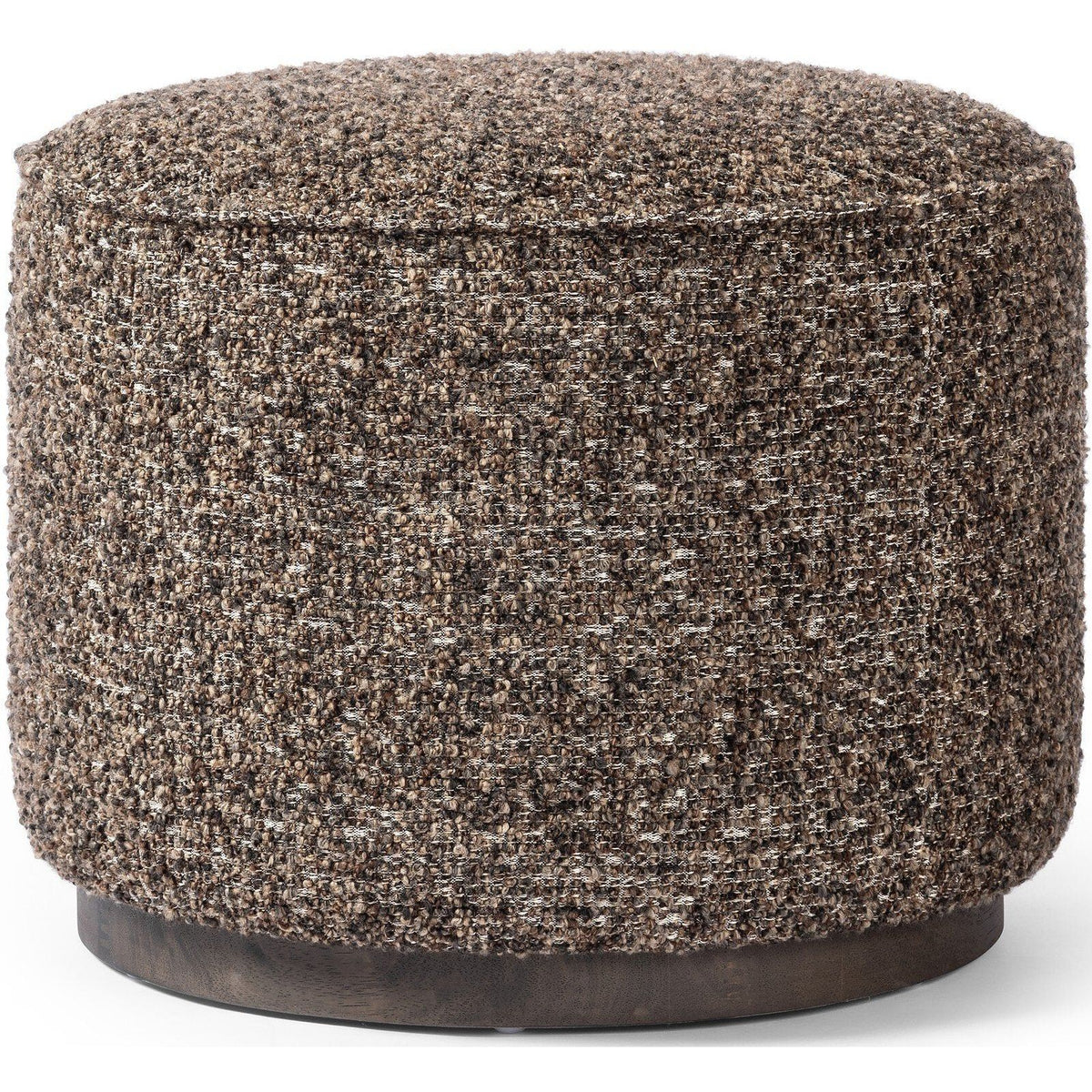 Sinclair Ivan Granite Round Ottoman | ready to ship!
